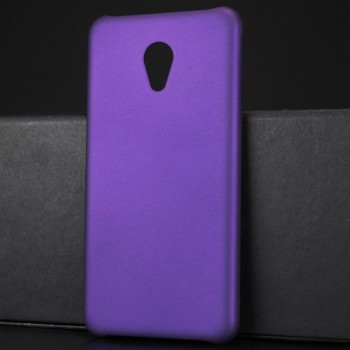 Пластиковый непрозрачный матовый чехол для Meizu M5 Фиолетовый