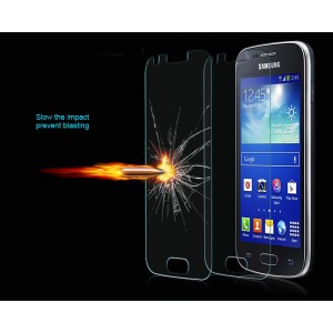 Ультратонкое износоустойчивое сколостойкое олеофобное защитное стекло-пленка для Samsung Galaxy Ace 4