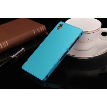 Металлический чехол для Sony Xperia Z3 (Dual) Голубой