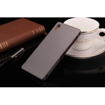 Металлический чехол для Sony Xperia Z3 (Dual) Серый