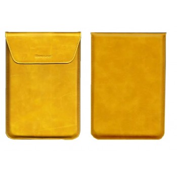 Кожаный мешок премиум для планшета Huawei MediaPad 10 FHD Желтый