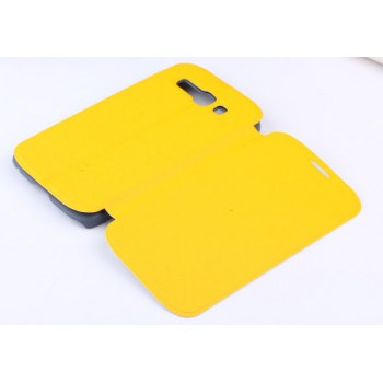 Чехол флип на пластиковой основе серия Colors для Alcatel One Touch Pop C9 Желтый