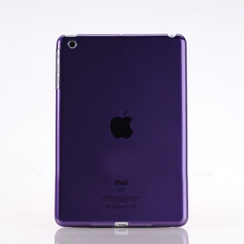 Пластиковый матовый полупрозрачный чехол для Ipad Mini 3 Фиолетовый
