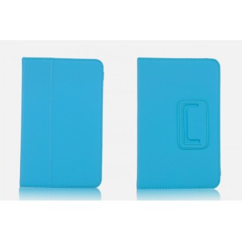 Чехол подставка с рамочной защитой серия Full Cover для планшета Lenovo IdeaTab A1000 Голубой