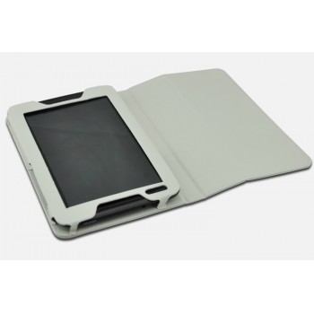 Чехол подставка с рамочной защитой серия Full Cover для планшета Lenovo IdeaTab A1000 Белый