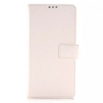 Чехол портмоне подставка с защелкой для Samsung Galaxy Alpha Белый