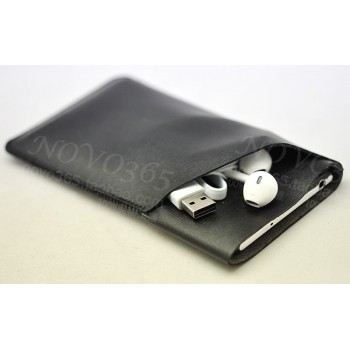 Кожаный мешок с отделениями для Sony Xperia Z3 Tablet Compact Черный