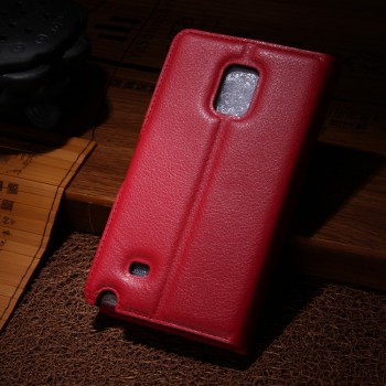 Чехол портмоне подставка для Samsung Galaxy Note Edge Красный