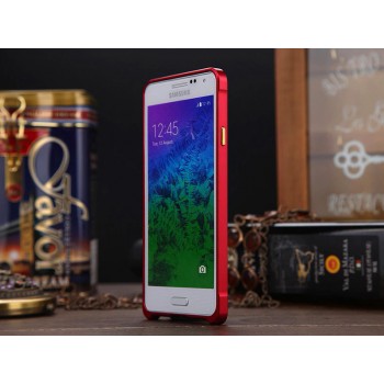 Металлический бампер для Samsung Galaxy Alpha Красный