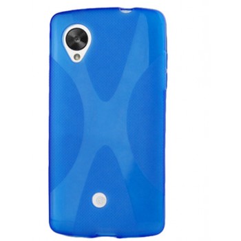 Силиконовый X чехол для Google LG Nexus 5 Синий
