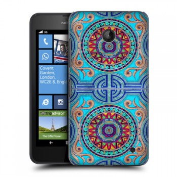 Пластиковый дизайнерский чехол с узорным принтом для Nokia Lumia 630 