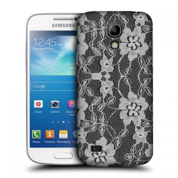 Пластиковый матовый износостойкий дизайнерский чехол Laces для Samsung Galaxy S4 Mini 