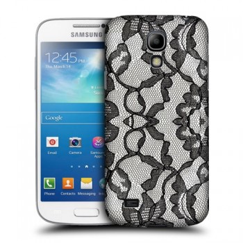 Пластиковый матовый износостойкий дизайнерский чехол Laces для Samsung Galaxy S4 Mini 