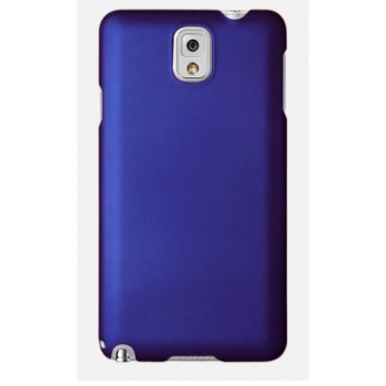 Пластиковый матовый чехол для Samsung Galaxy Note 3 Синий