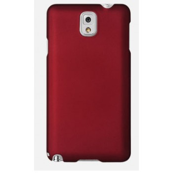 Пластиковый матовый чехол для Samsung Galaxy Note 3 Красный