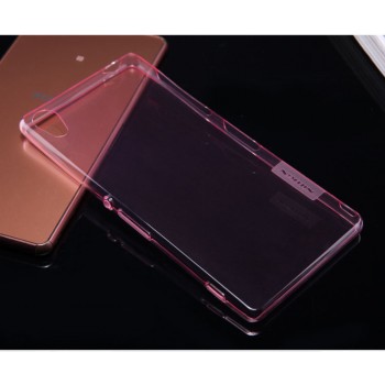 Ультратонкий 0.6 мм гибкий полупрозрачный силиконовый чехол для Sony Xperia Z3 Красный