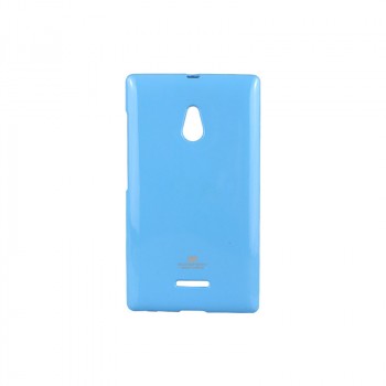 Силиконовый чехол серии Mercury для Nokia XL Голубой