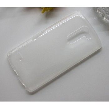 Силиконовый матовый полупрозрачный чехол для LG G3 Stylus Белый