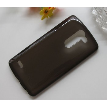 Силиконовый матовый полупрозрачный чехол для LG G3 Stylus Серый