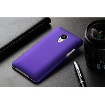 Пластиковый матовый непрозрачный чехол для Meizu MX4 Pro Фиолетовый