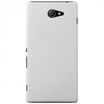 Пластиковый чехол для Sony Xperia M2 dual Белый