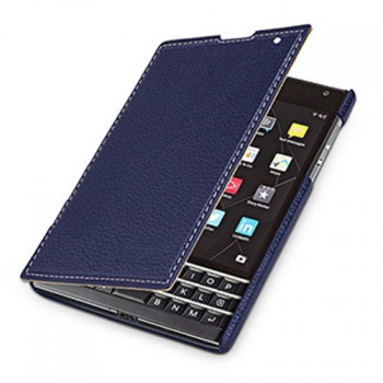 Кожаный чехол горизонтальная книжка (нат. кожа) для Blackberry Passport