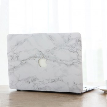Поликарбонатный составной чехол накладка текстура Мрамор MacBook Pro 13