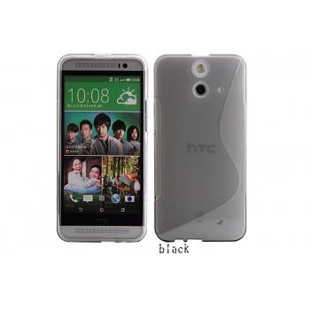 Силиконовый S чехол для HTC One E8 Серый