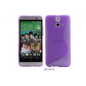 Силиконовый S чехол для HTC One E8 Фиолетовый
