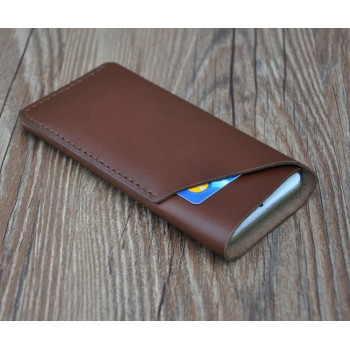 Кожаный дизайнерский z-образный мешок для Samsung Galaxy Note Edge Бордовый