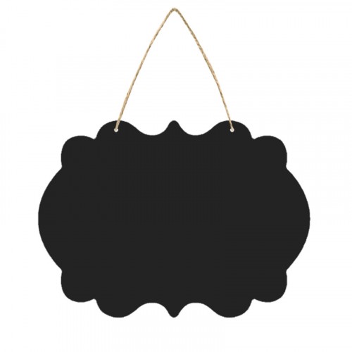 Меловая грифельная фигурная доска 23x17 см