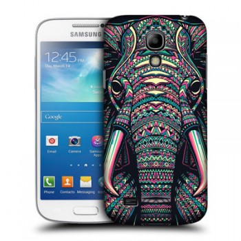 Пластиковый матовый дизайнерский чехол с принтом Sculls&Animals для Samsung Galaxy S4 Mini 