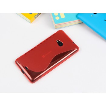 Силиконовый S чехол для Microsoft Lumia 535 Красный