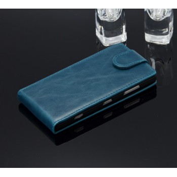 Чехол вертикальная книжка с магнитной застежкой для Nokia Lumia 830 Синий