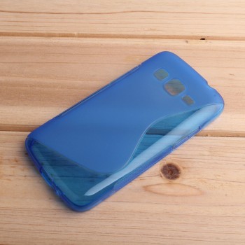 Силиконовый S чехол для Samsung Galaxy Core Prime Синий