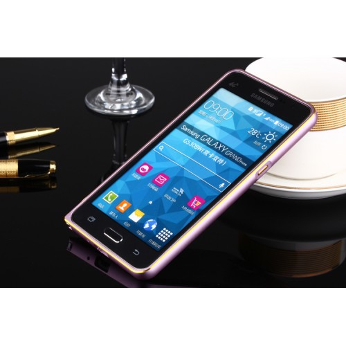 Металлический бампер для Samsung Galaxy Grand Prime, цвет Пурпурный