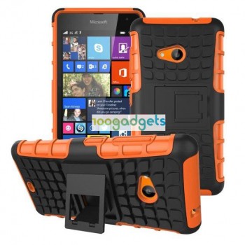 Силиконовый чехол экстрим защита для Microsoft Lumia 535 Оранжевый
