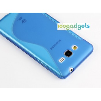 Силиконовый S чехол для Samsung Galaxy Grand Prime Синий