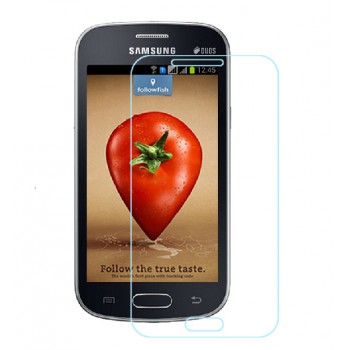 Ультратонкое износоустойчивое сколостойкое олеофобное защитное стекло-пленка для Samsung Galaxy Trend Lite