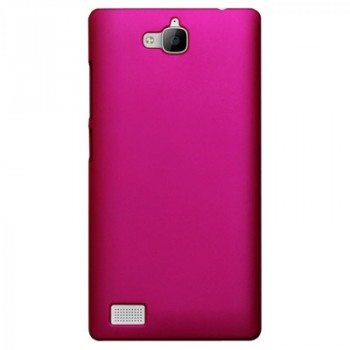 Пластиковый чехол Metallic для Huawei Honor 3c Пурпурный