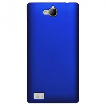 Пластиковый чехол Metallic для Huawei Honor 3c Синий