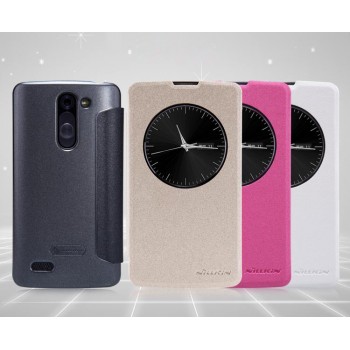 Чехол смарт флип с окном вызова серия Colors для LG L Bello