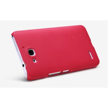 Премиум матовый пластиковый чехол для Huawei Honor 3x Пурпурный