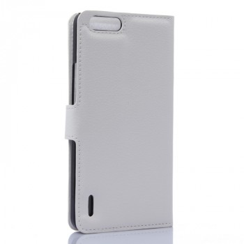 Чехол портмоне подставка с защелкой для Huawei Honor 6 Plus Белый