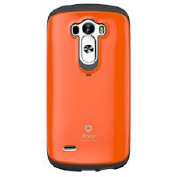 Силиконовый чехол экстрим защита с глянцевой поликарбонатной крышкой для LG Optimus G3 Оранжевый