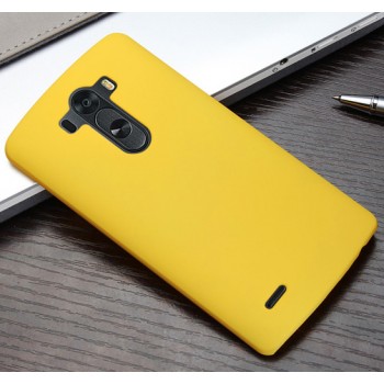 Пластиковый чехол для LG Optimus G3 Желтый