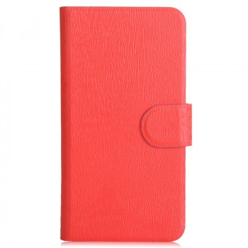 Чехол портмоне подставка с защелкой для Philips S388 Красный