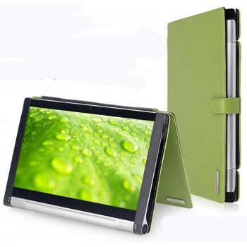 Кожаный чехол подставка с рамочной защитой и магнитной застежкой для Lenovo Yoga Tablet 2 Pro 13