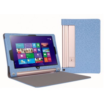Чехол флип с рамочной защитой текстурный серия Golografy honeycomb для Lenovo Yoga Tablet 2 8 Голубой