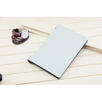 Чехол флип подставка сегментарный на поликарбонатной основе для Lenovo Yoga Tablet 2 10 Белый
